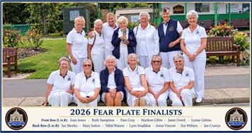 Somerton & District Ladies are runner's up in the 2026 Fear Plate